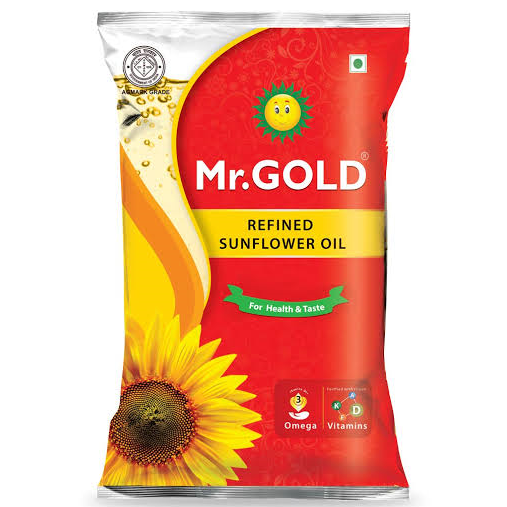 Mr.Gold Sunflower Oil/Mr.கோல்டு ரீ.ஆயில் 1L
